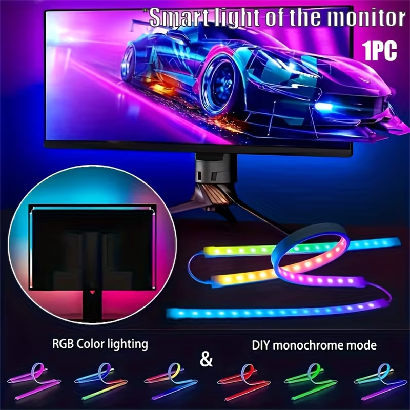 Rgb Light Strip - Bande lumineuse de jeu RGB, rétroéclairage