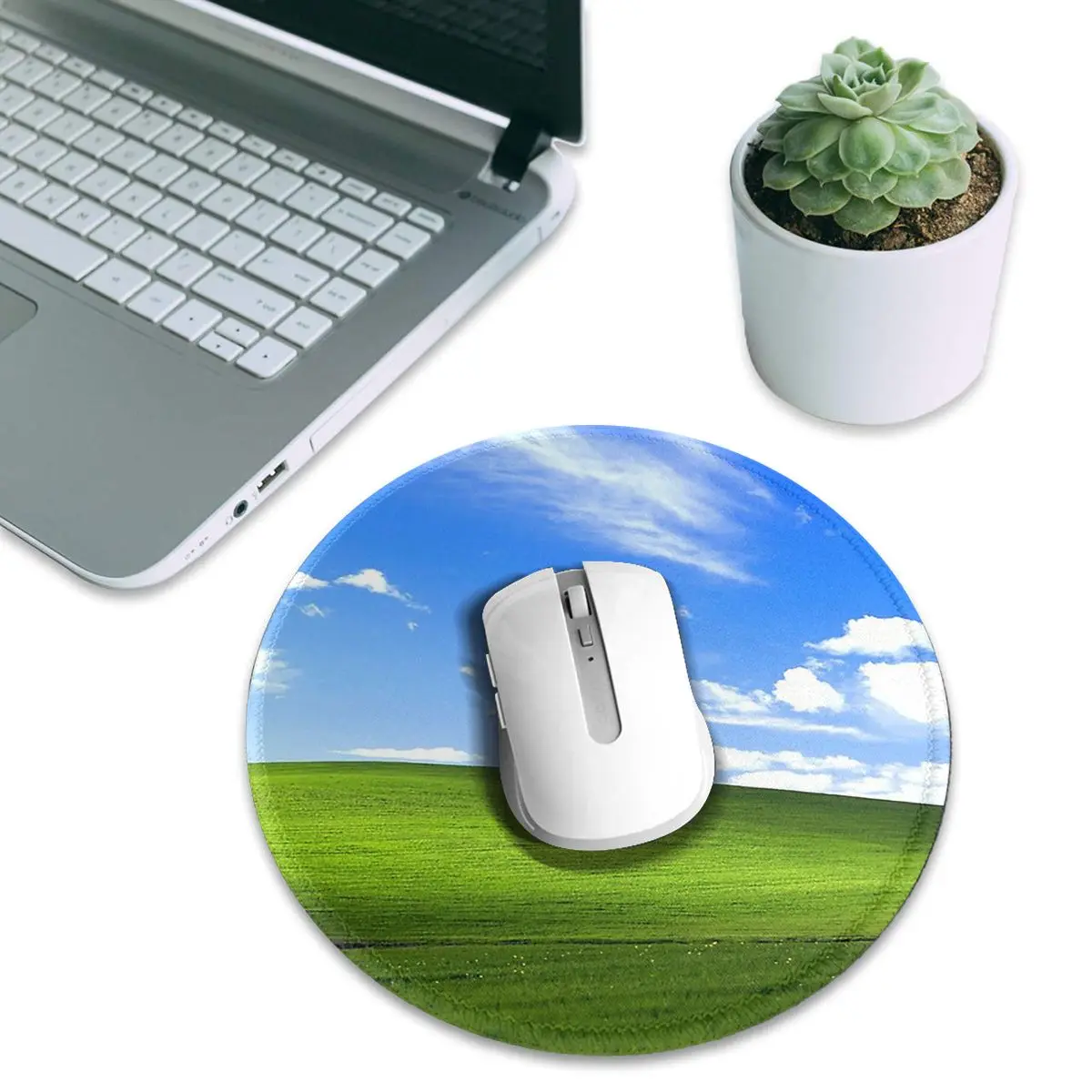 Tapis de souris rond avec moti - Pc Gaming Wallpaper avis et prix