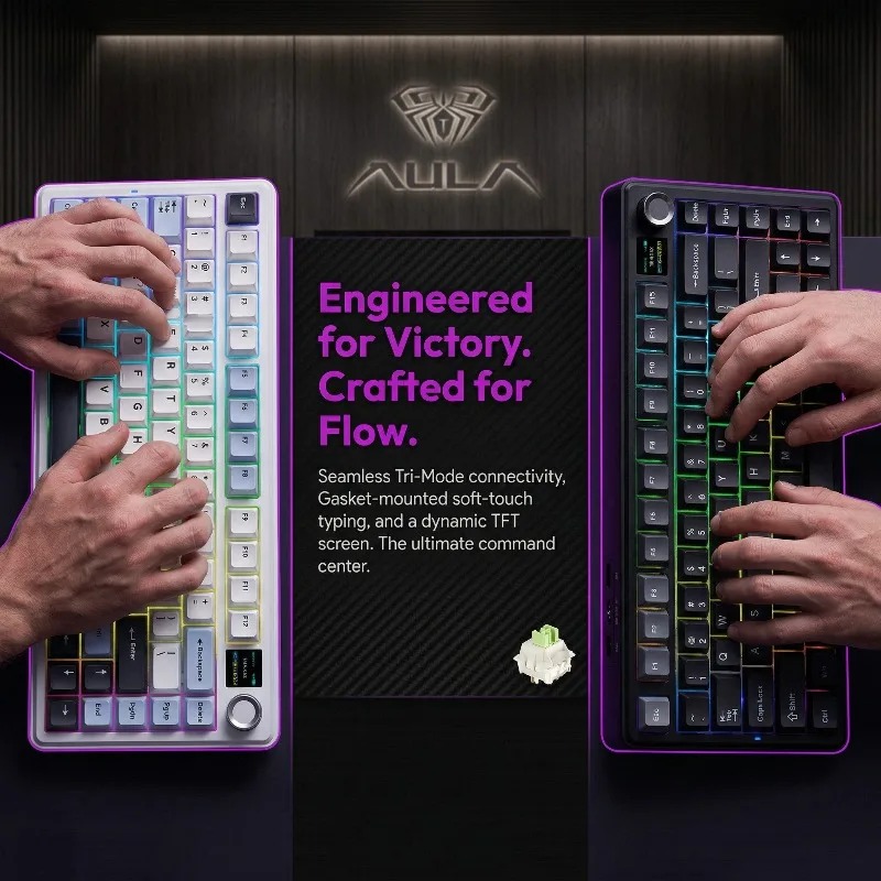 Clavier mécanique AULA F75 Max - Pc Gaming Keyboard avis et prix