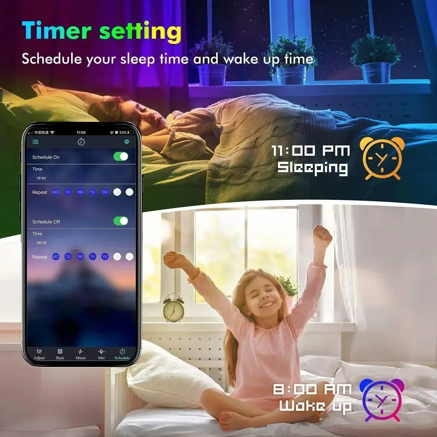 Bande lumineuse LED RGB intell - Rgb Light Strip avis et prix