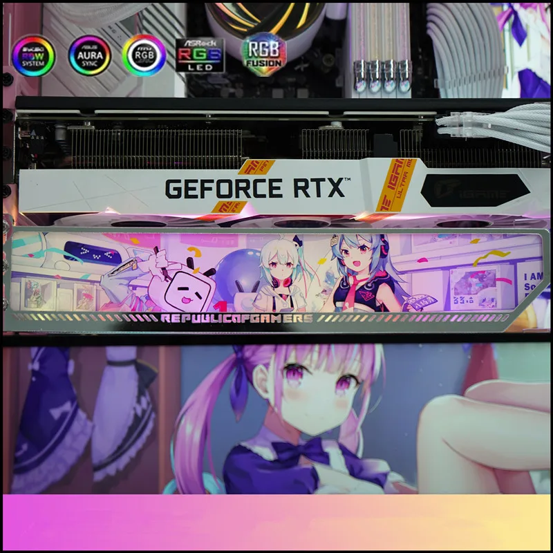 Support GPU Anime personnalisé - Pc Gaming Graphics Card avis et prix