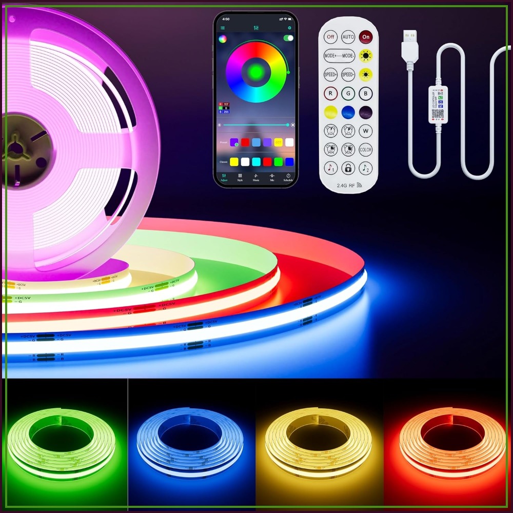Bande lumineuse LED COB RGB US - Rgb Light Strip avis et prix