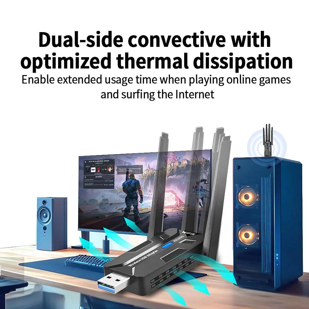 Adaptateur WiFi 6 USB 3.0 1800 - Pc Gaming Graphics Card avis et prix