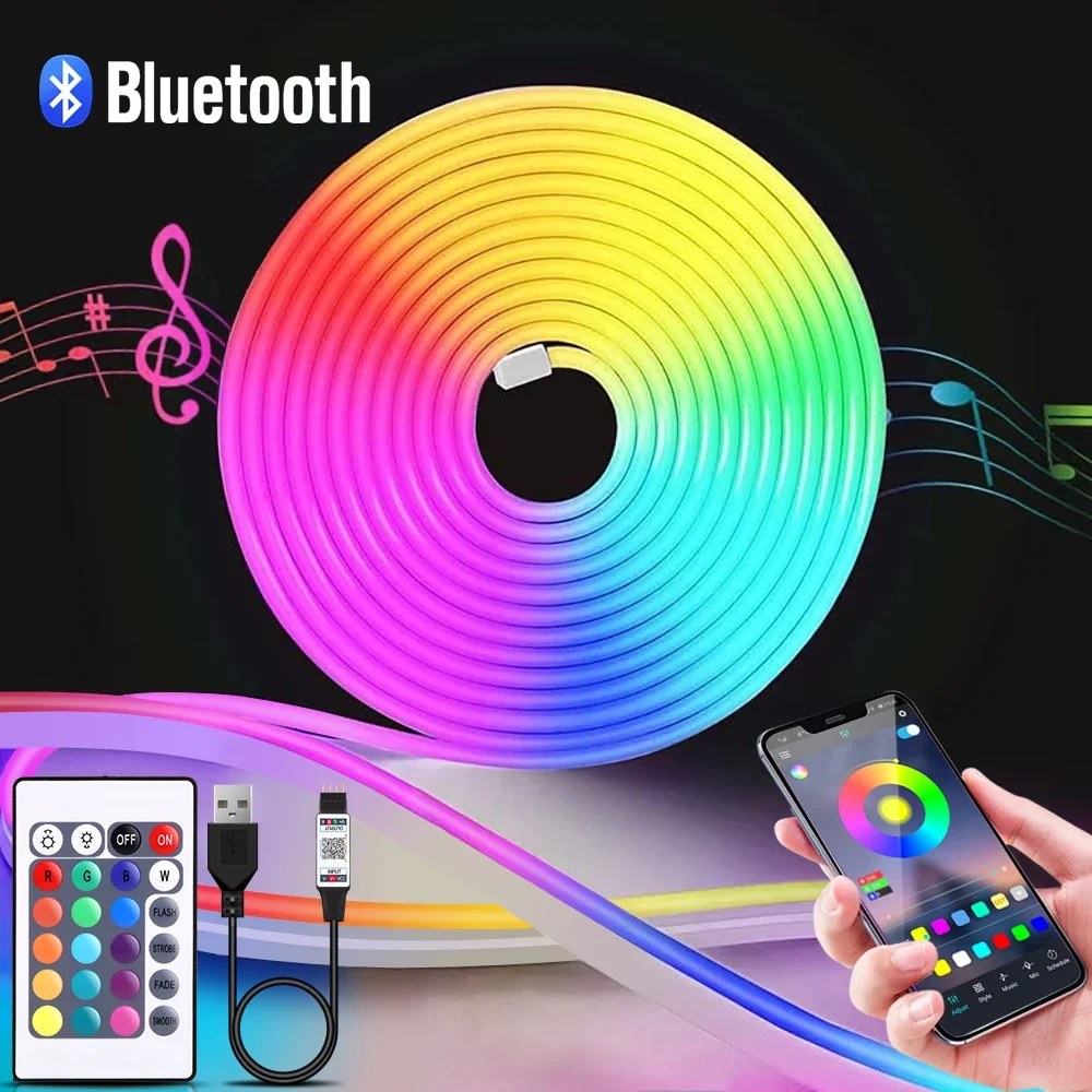 Bande lumineuse LED néon RGB,  - Rgb Light Strip avis et prix